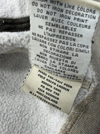 Ralph Lauren Designer Hoodie Grey Premium Streetwear Y2K Style 021