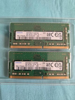 2x Samsung 8GB DDR4 3200MHz SODIMM RAM