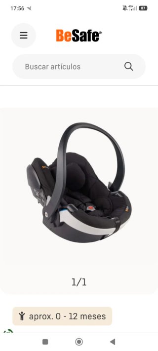 Cuco / Silla Coche BeSafe 0-12 meses