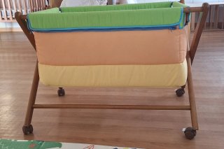 Minicuna madera plegable