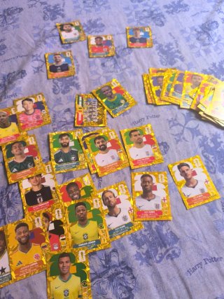 Cromos Panini  Gold crumple