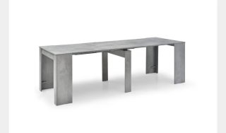 Mesa extensible color piedra