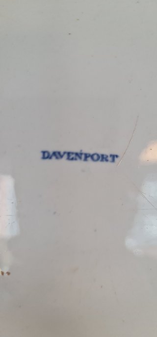 Fuente inglesa Davenport Willow Pattern