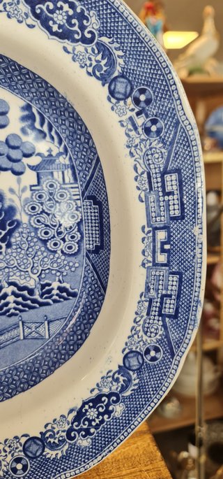 Fuente inglesa Davenport Willow Pattern