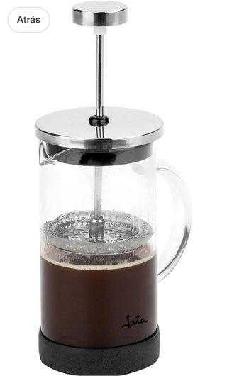 Cafetera Émbolo Jata 600ml Prensa Francesa