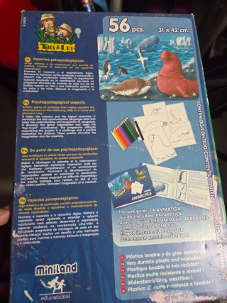 Puzzle Miniland Antártida 56 piezas