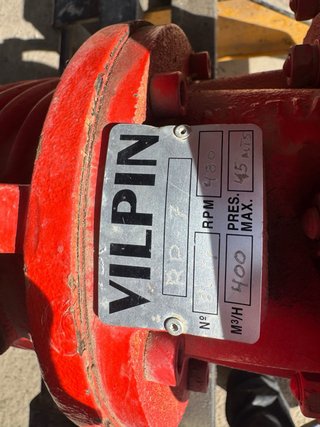 Bomba Riego VILPIN RP-7 + Multiplicador tractor