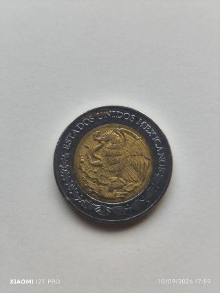 Moneda 5 Pesos Mexicanos 2023