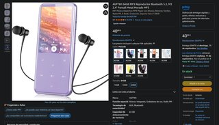 Agptek M3 64GB MP3 Bluetooth 5.3