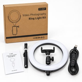 F-537 Kit Luce LED Anello per Foto/Video