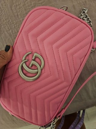 Pochette catena rosa