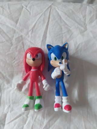 Figuritas de Sonic y Knuckle