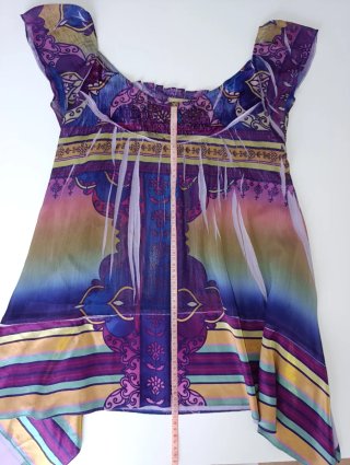 Blusa bohemia multicolor