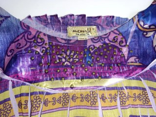 Blusa bohemia multicolor