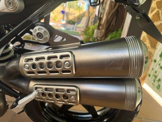 BMW RnineT 1200 Scrambler Marrón/Gris