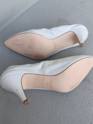 Zapatos Piel Blancos - T38