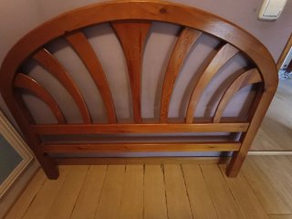 Cabecero de cama de madera
