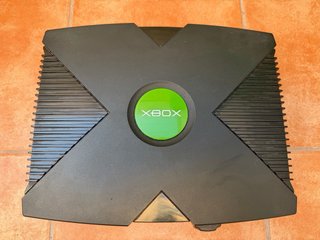 Xbox Clásica Negra y Verde