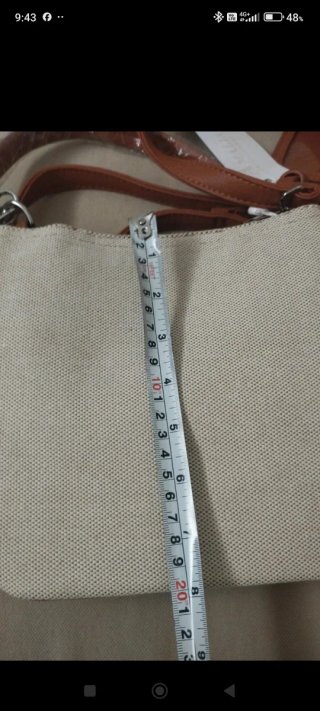 Borsetta piccola beige e marrone