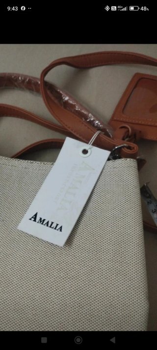 Borsetta piccola beige e marrone