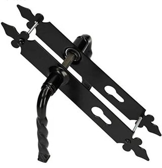 Tirador Puerta 90mm PZ Negro