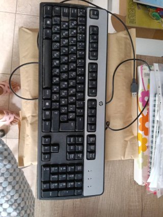 Teclado HP Ruso Negro