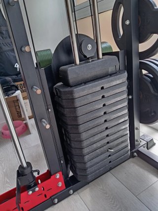 Rack de musculación ,Mancuernas y Barras