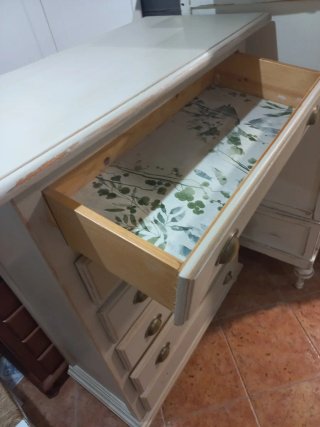 Cómoda sinfonier pino renovada