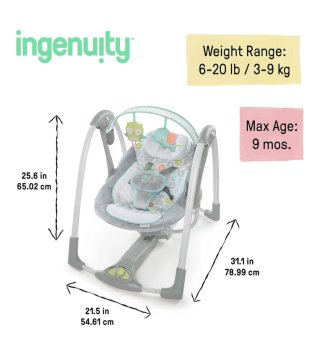 Columpio Ingenuity Plegable 5 Velocidades