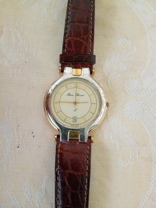 Orologio Pierre Bonnet Uomo Pelle Marrone Oro