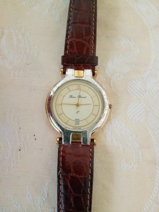 Orologio Pierre Bonnet Uomo Pelle Marrone Oro
