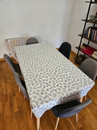Mesa Comedor Extensible Blanca