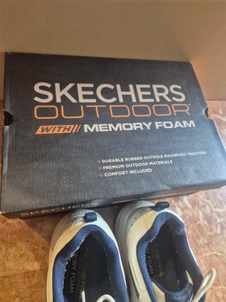 Scarpe Skechers Uomo Bianco Blu