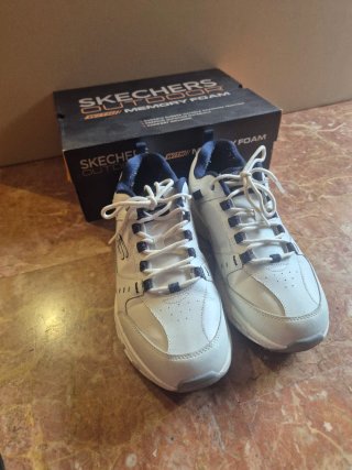 Scarpe Skechers Uomo Bianco Blu