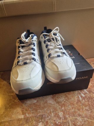 Scarpe Skechers Uomo Bianco Blu