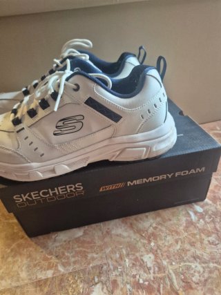Scarpe Skechers Uomo Bianco Blu