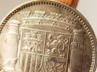 Espectacular Moneda Plata 1 peseta 1933 *3*4