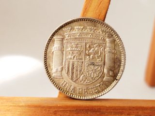 Espectacular Moneda Plata 1 peseta 1933 *3*4