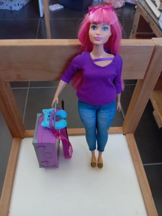 Barbie Curvy con Accesorios. Daisy Dreamhouse