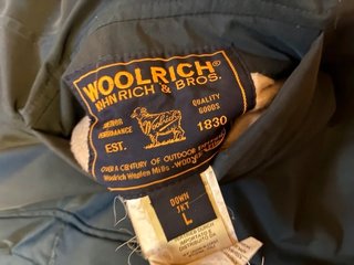 Woolrich Giubbotto Piumino Reversibile Navy/Rosso