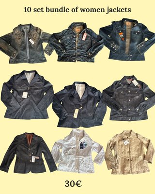 Lote 10 chaquetas mujer