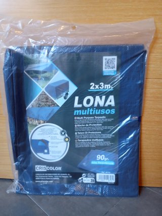 Lona Multiusos Impermeable 2x3m Azul