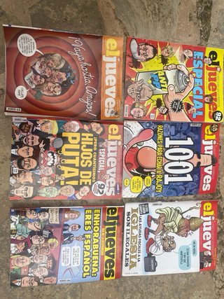 Lote de revistas de El jueves