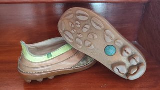 El Naturalista Zapatos 37 Cuero Marrón y Verde