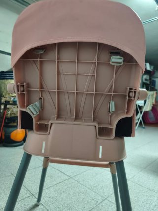Trona de bebé rosa