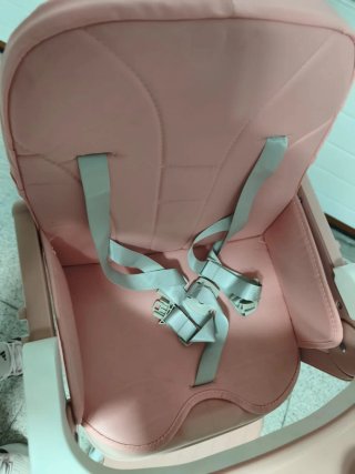 Trona de bebé rosa