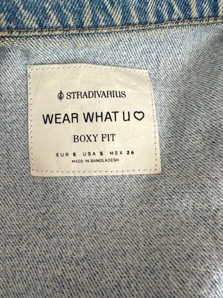 Chaqueta vaquera Stradivarius Roxy Fit