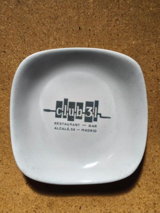 Cenicero del Mítico Club 31 Madrid