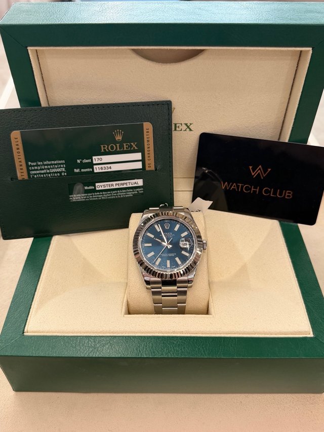 Rolex Datejust Azul 2014 116334