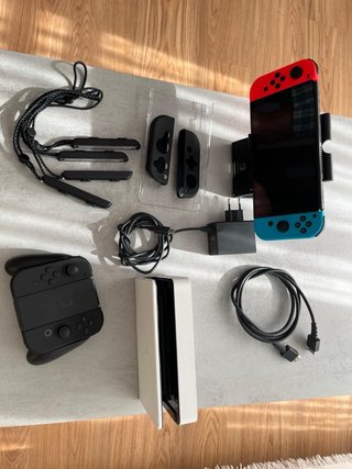 Pack Nintendo Switch OLED Azul/Rojo